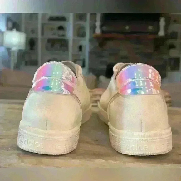 Women’s DOLCE VITA Zeph Mixed-Media Platform Sneakers - 100% Exclusive. Size 7.5 - Picture 5 of 10